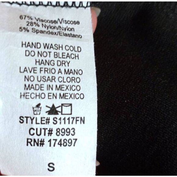 FASHION NOVA LET'S TALK ABOUT US BLACK MAXI SKIRT SZ.S NWT. - Picture 9 of 9